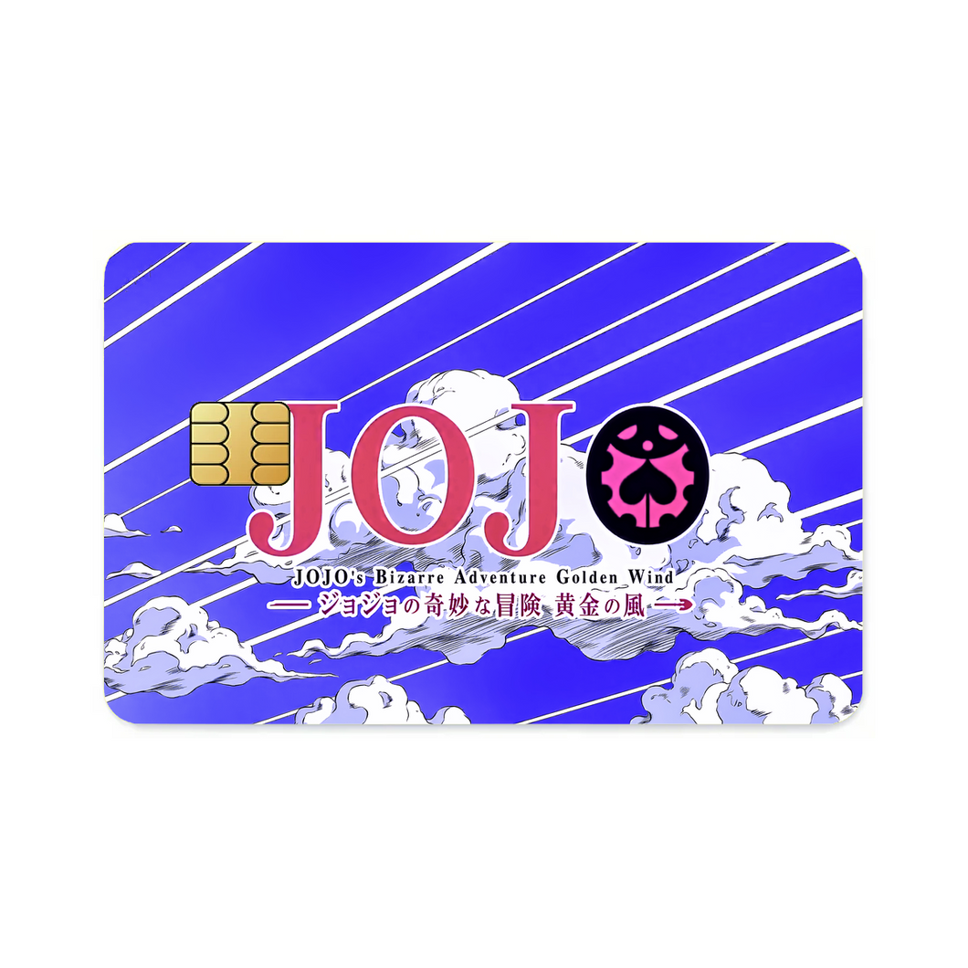 JoJo's Bizarre Adventure: Golden Wind LOGO  Credit Card Skins (4-in-1 Pack)
