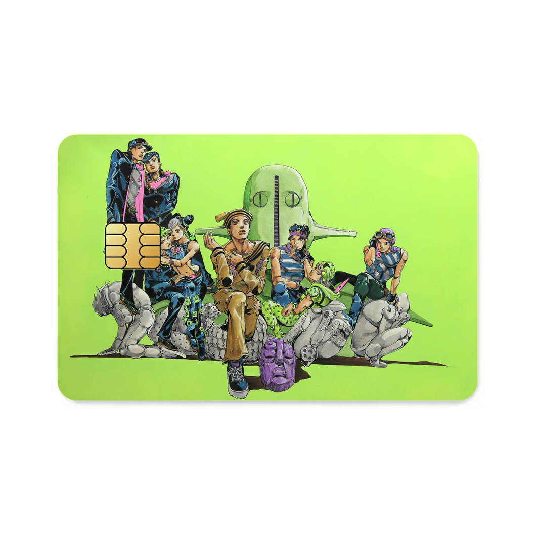 JoJo's Bizarre Adventure: Part 1-8  Credit Card Skins (4-in-1 Pack)