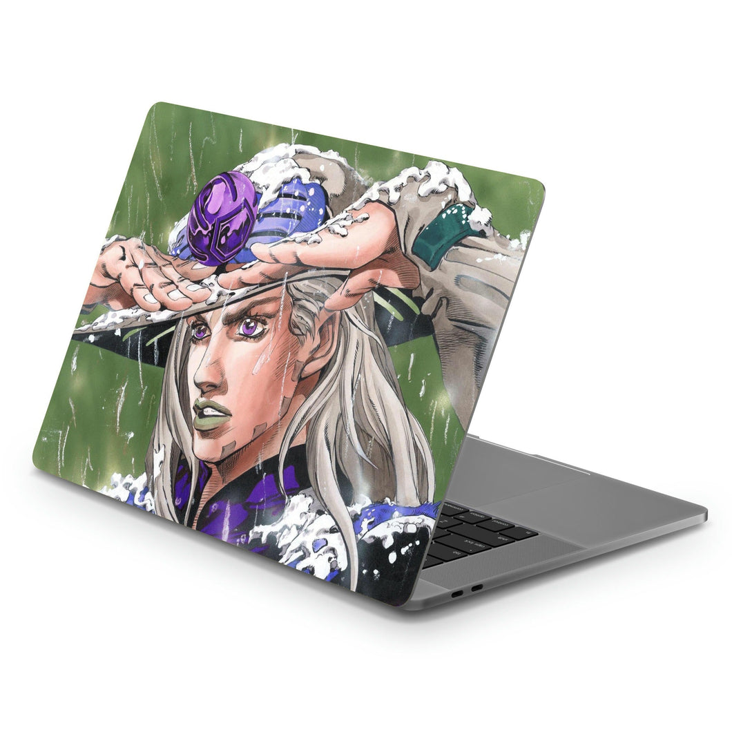 JoJo's Bizarre Adventure: Steel Ball Run - Gyro Zeppeli  Macbook Skin