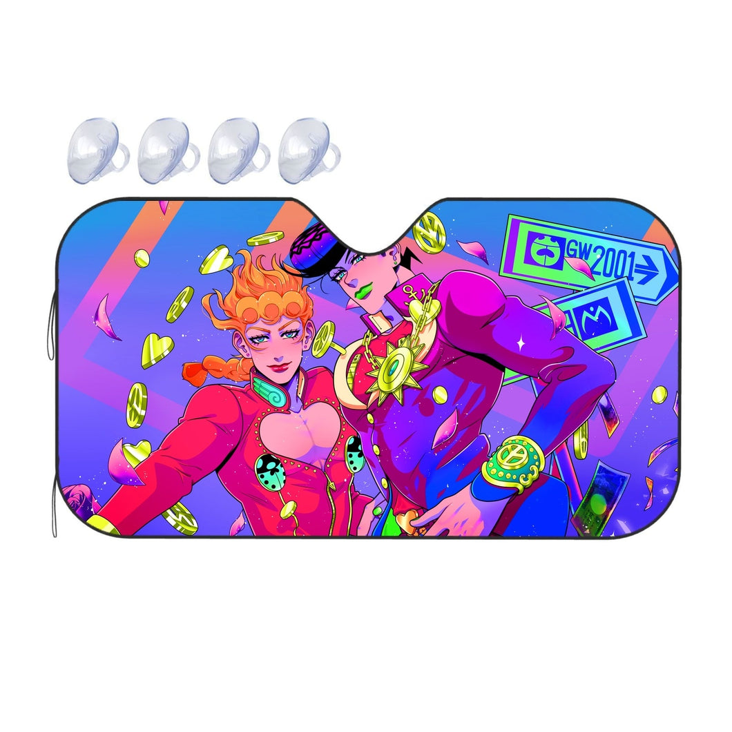 Josuke and Giorgio  Car Sunshade