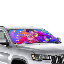 Load image into Gallery viewer, Josuke and Giorgio  Car Sunshade
