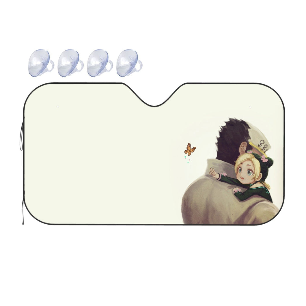 Jotaro Kujo and Jolyne Cujoh  Car Sunshade
