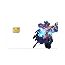 Load image into Gallery viewer, Jotaro Kujo and Star Platinum  Credit Card Skins (4-in-1 Pack)
