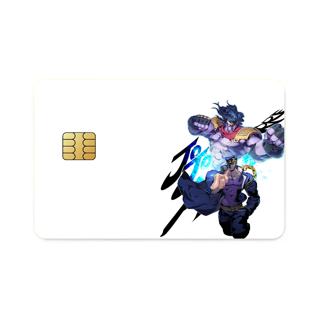 Jotaro Kujo and Star Platinum  Credit Card Skins (4-in-1 Pack)