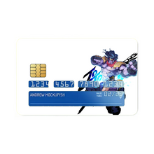 Load image into Gallery viewer, Jotaro Kujo and Star Platinum  Credit Card Skins (4-in-1 Pack)
