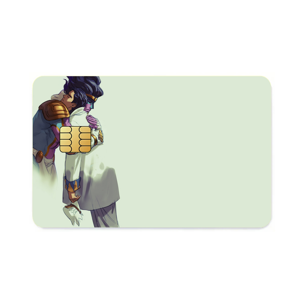 Jotaro Kujo and Star Platinum / Diamond is Unbreakable Credit Card Skins (4-in-1 Pack)
