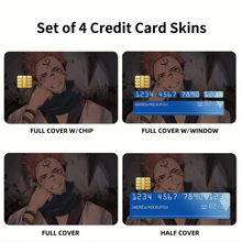 Load image into Gallery viewer, Jujutsu Kaisen  Credit Card Skins (4-in-1 Pack)
