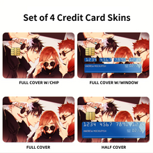 Load image into Gallery viewer, Jujutsu Kaisen  Credit Card Skins (4-in-1 Pack)
