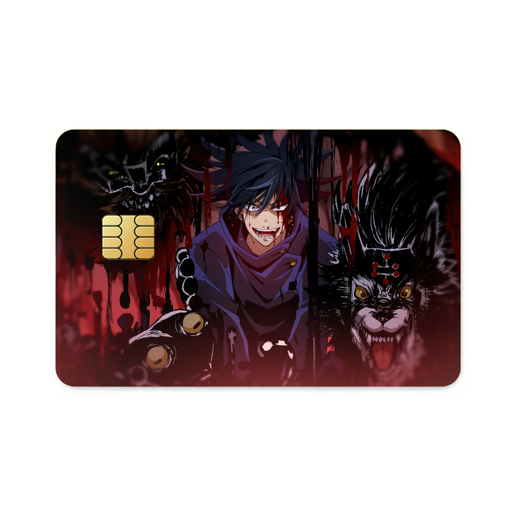 Jujutsu Kaisen Megumi Fushiguro  Credit Card Skins (4-in-1 Pack)