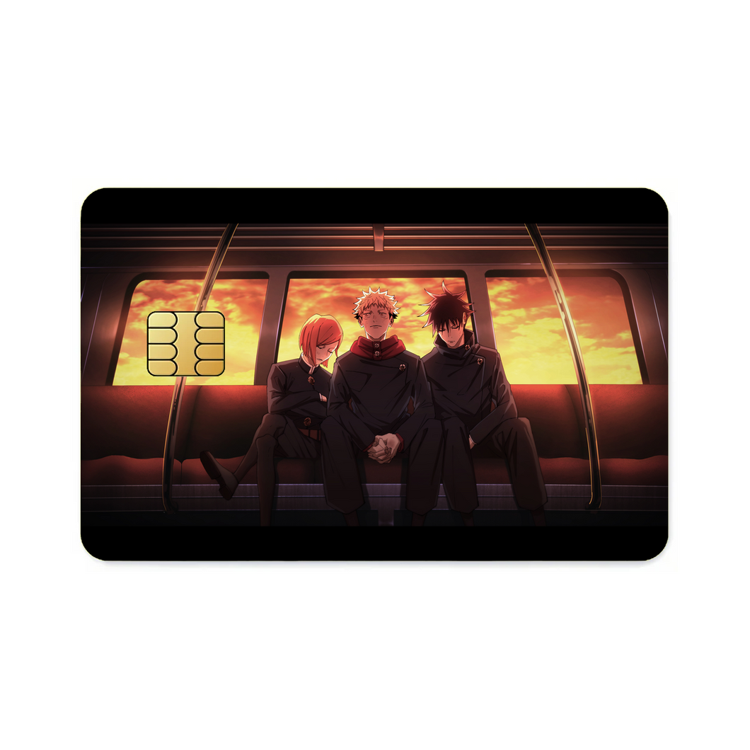 Jujutsu Kaisen Megumi Fushiguro, Nobara Kugisaki  Credit Card Skins (4-in-1 Pack)