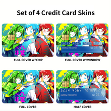 Load image into Gallery viewer, Kaede,Nagisa and Karma  Credit Card Skins (4-in-1 Pack)

