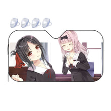 Load image into Gallery viewer, Kaguya and Chika  Car Sunshade
