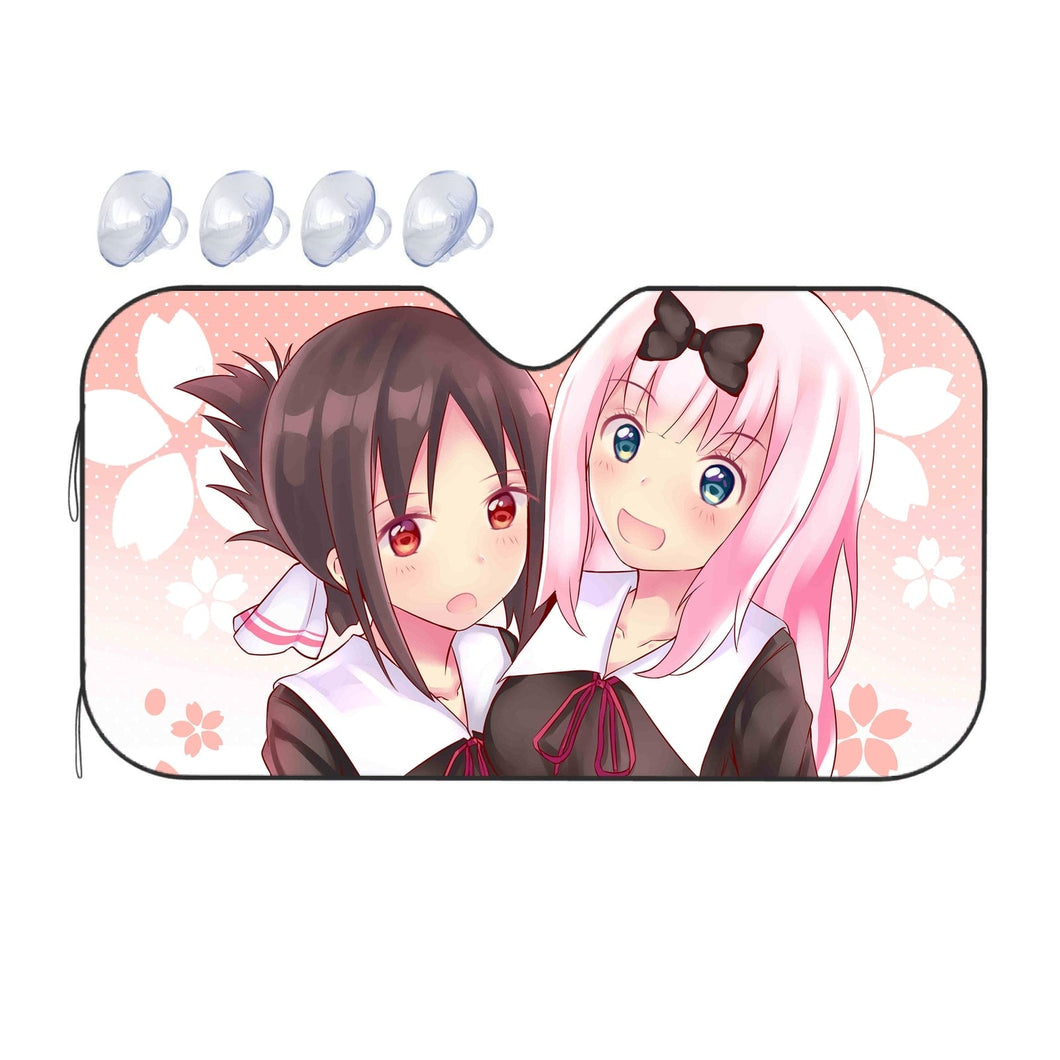 Kaguya and Chika  Car Sunshade