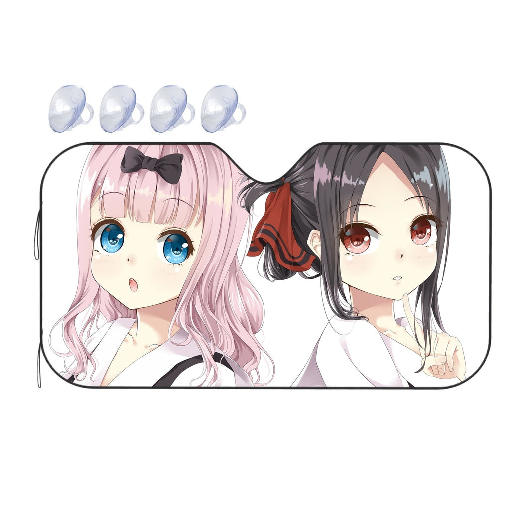 Kaguya and Chika  Car Sunshade