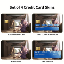 Load image into Gallery viewer, Kaguya and Chika Credit Card Skins (4-in-1 Pack)
