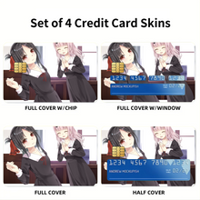Load image into Gallery viewer, Kaguya and Chika  Credit Card Skins (4-in-1 Pack)
