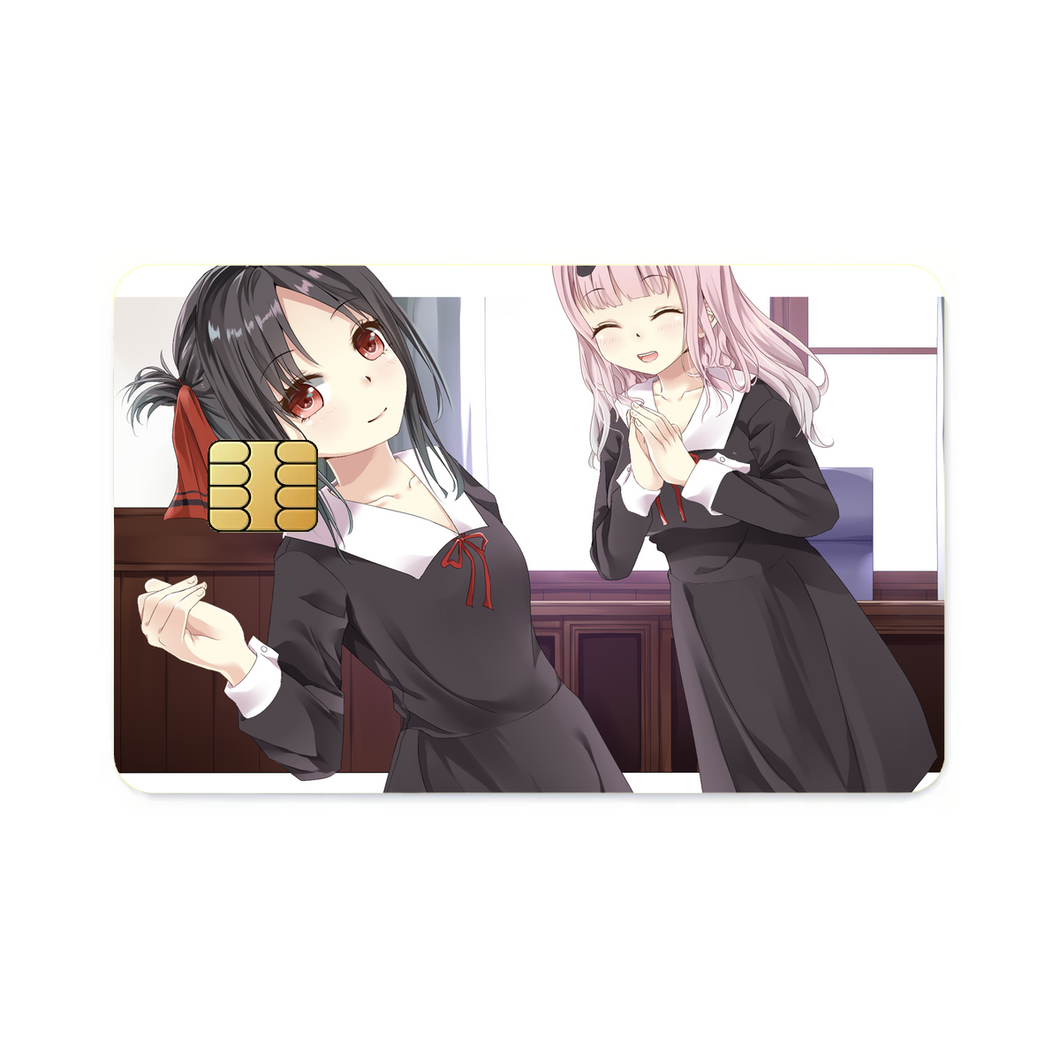 Kaguya and Chika  Credit Card Skins (4-in-1 Pack)