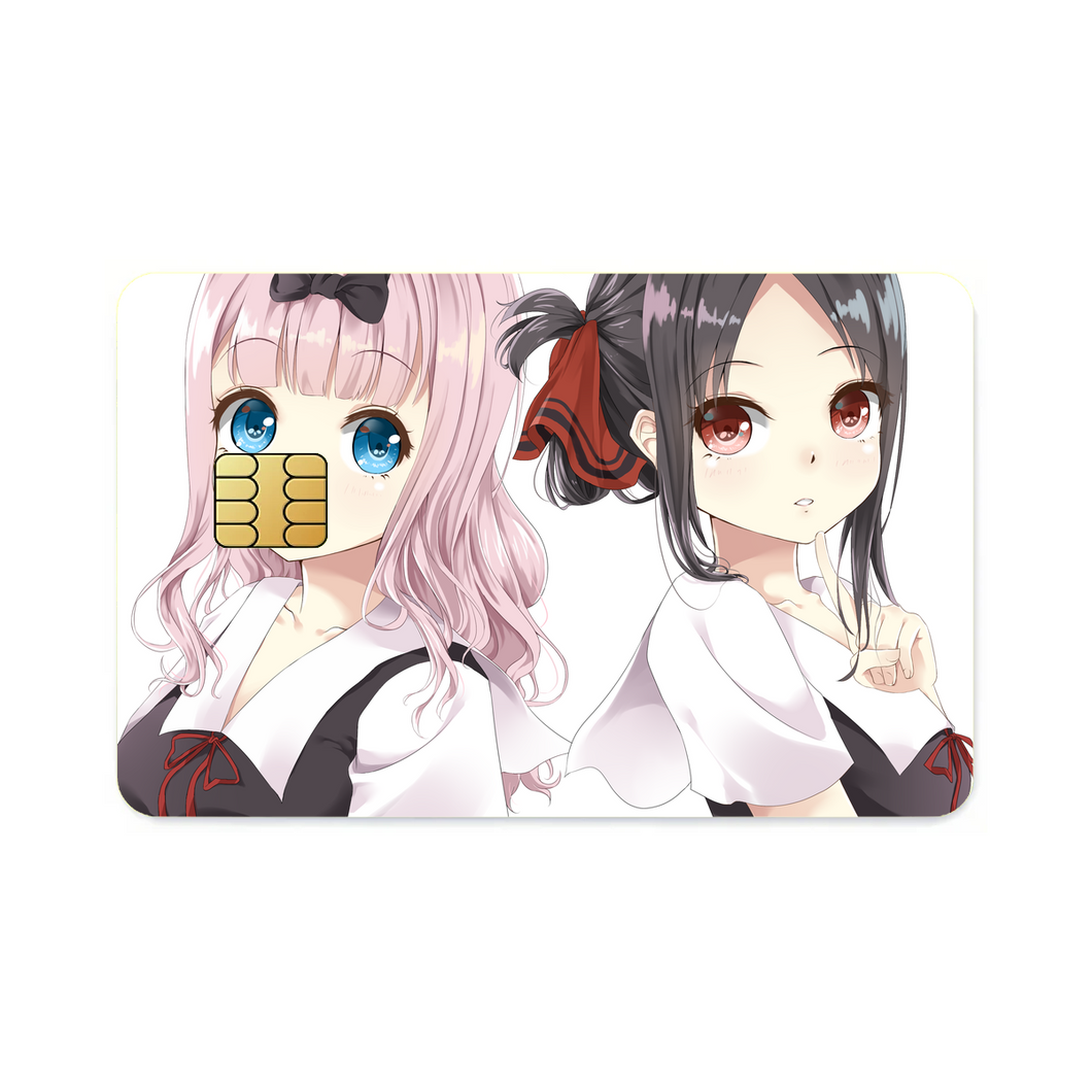 Kaguya and Chika  Credit Card Skins (4-in-1 Pack)