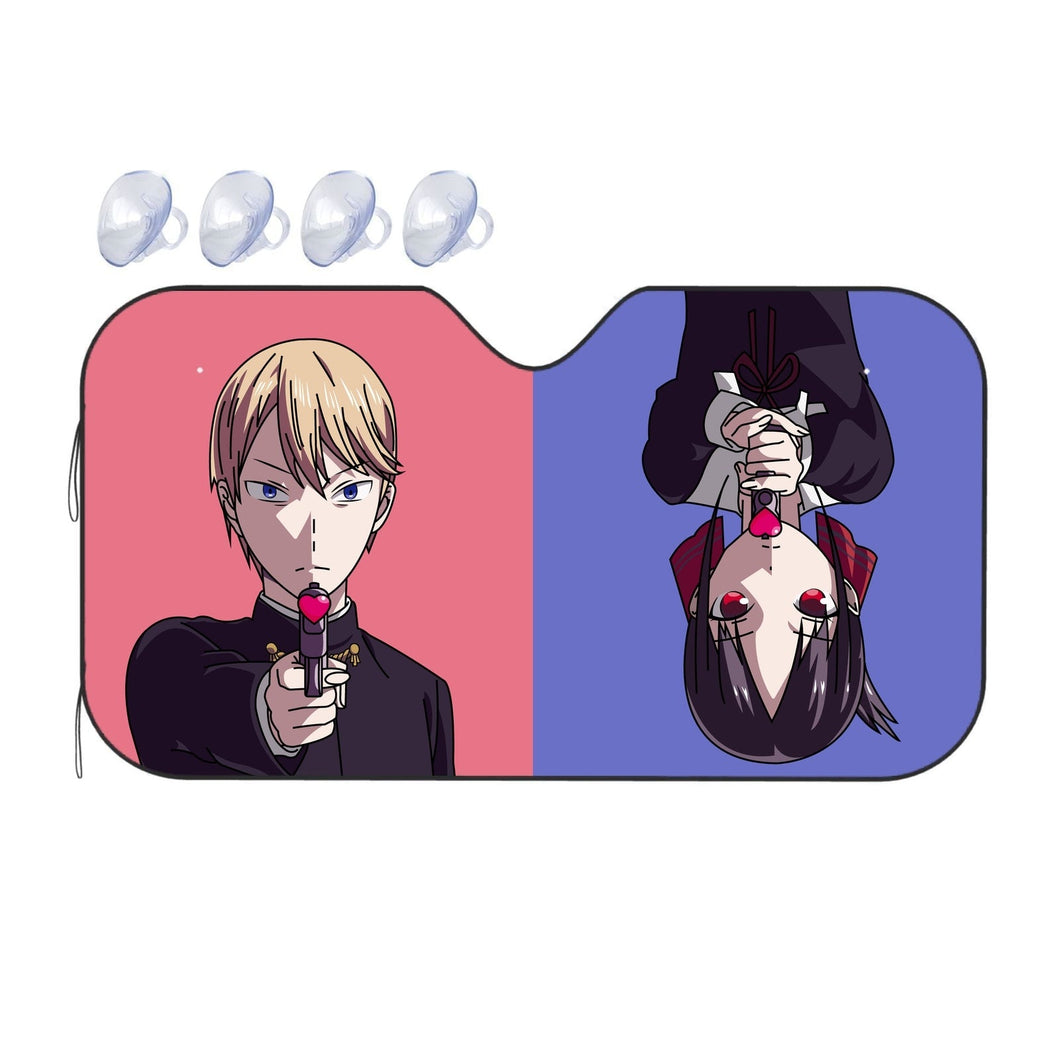 Kaguya and Miyuki  Car Sunshade