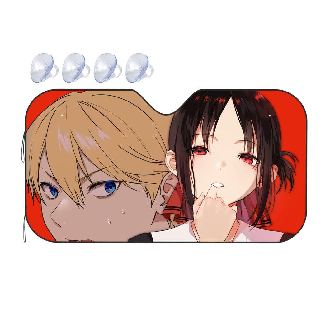 Kaguya and Miyuki Car Sunshade