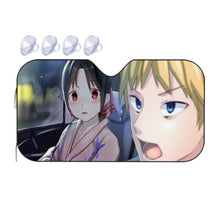 Load image into Gallery viewer, Kaguya and Miyuki  Car Sunshade
