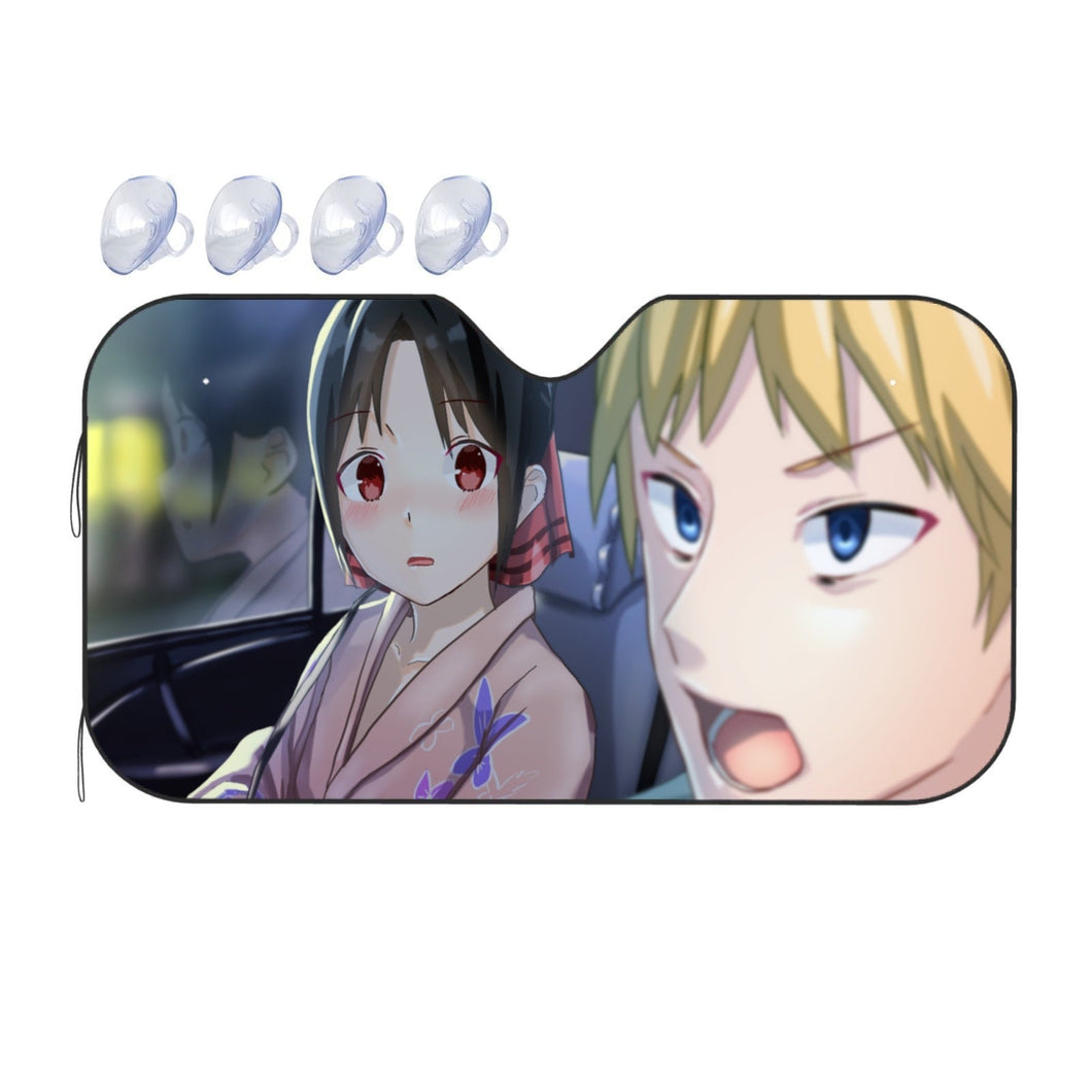 Kaguya and Miyuki  Car Sunshade