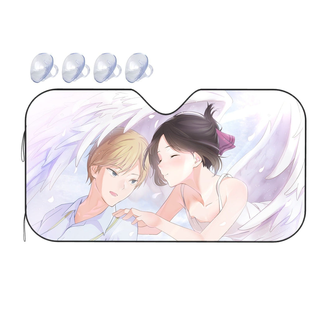 Kaguya and Miyuki  Car Sunshade