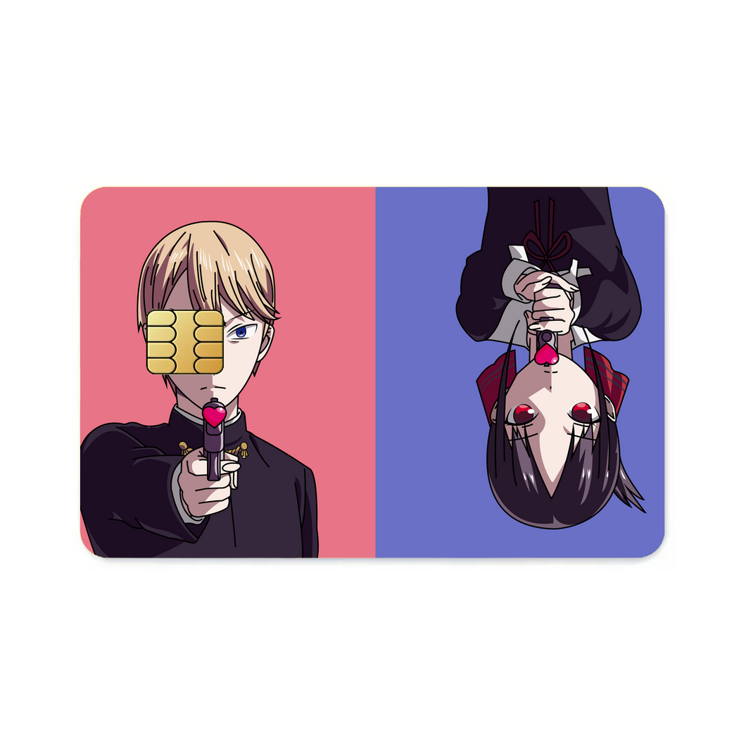Kaguya and Miyuki  Credit Card Skins (4-in-1 Pack)