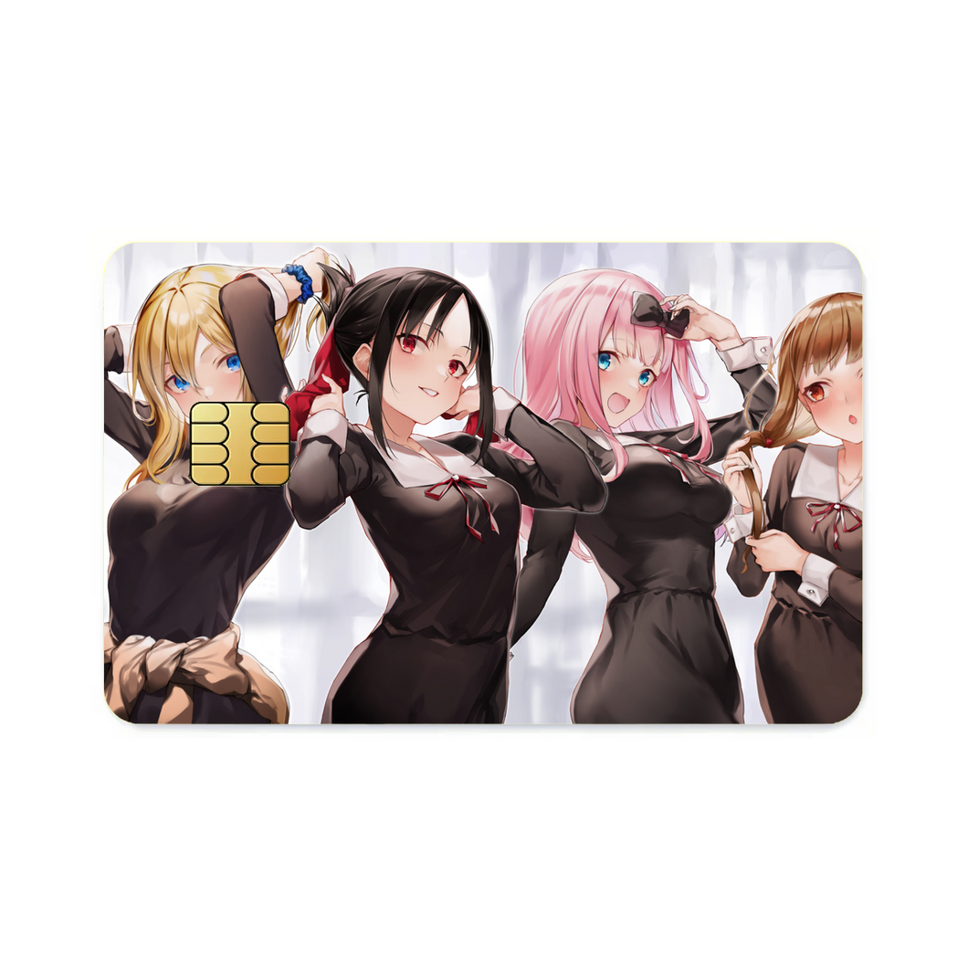 Kaguya-sama: Love Is War  Credit Card Skins (4-in-1 Pack)