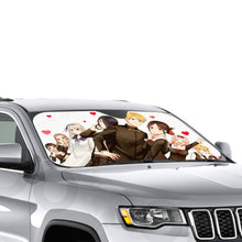Load image into Gallery viewer, Kaguya-sama: Love is War Kaguya Shinomiya, Chika Fujiwara, Miyuki Shirogane, Ai Hayasaka, Kei Shirogane  Car Sunshade
