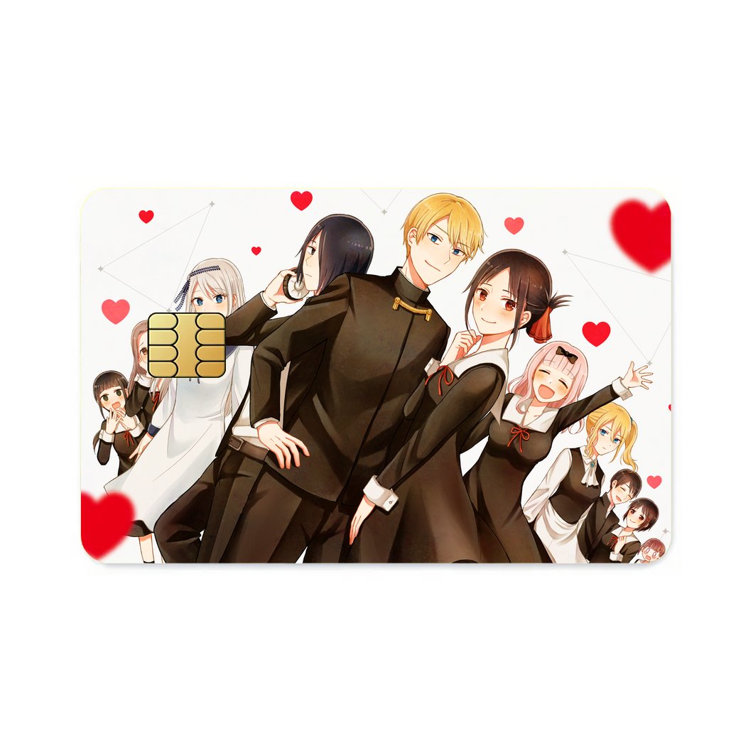 Kaguya-sama: Love is War Kaguya Shinomiya, Chika Fujiwara, Miyuki Shirogane, Ai Hayasaka, Kei Shirogane  Credit Card Skins (4-in-1 Pack)
