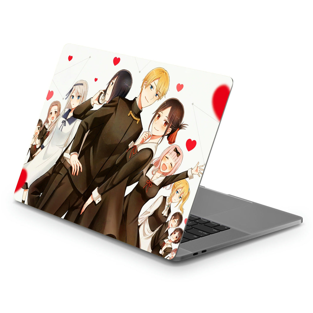 Kaguya-sama: Love is War Kaguya Shinomiya, Chika Fujiwara, Miyuki Shirogane, Ai Hayasaka, Kei Shirogane  Macbook Skin