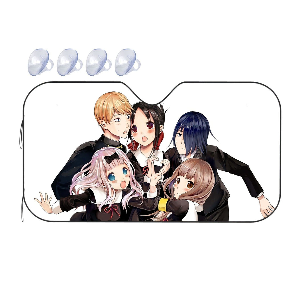 Kaguya-sama: Love is War Kaguya Shinomiya, Chika Fujiwara, Miyuki Shirogane  Car Sunshade