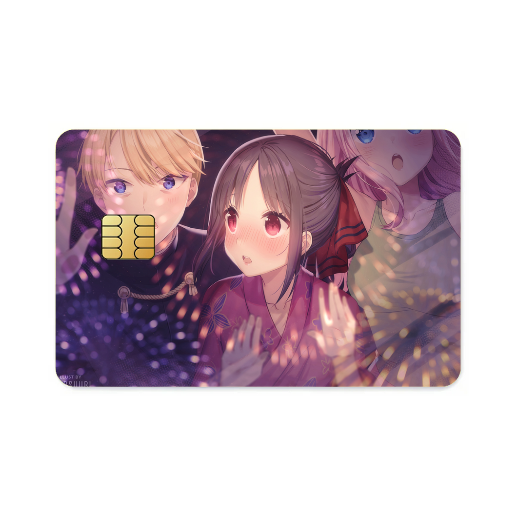 Kaguya-sama: Love is War Kaguya Shinomiya, Chika Fujiwara, Miyuki Shirogane  Credit Card Skins (4-in-1 Pack)