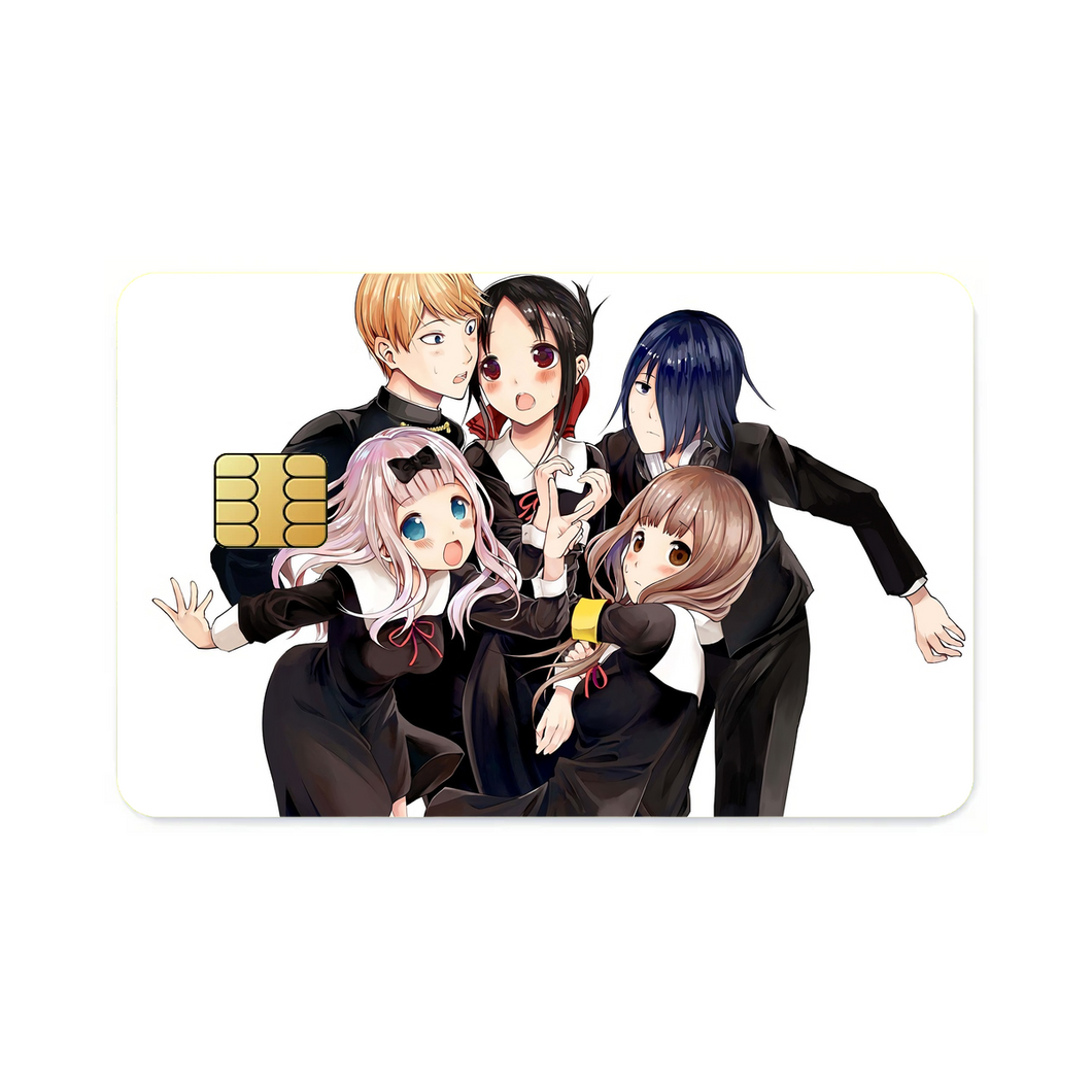 Kaguya-sama: Love is War Kaguya Shinomiya, Chika Fujiwara, Miyuki Shirogane  Credit Card Skins (4-in-1 Pack)