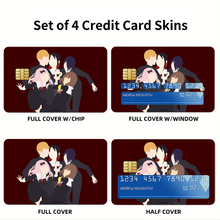 Load image into Gallery viewer, Kaguya-sama wa Kokurasetai?  Credit Card Skins (4-in-1 Pack)
