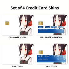 Load image into Gallery viewer, Kaguya Shinomiya Credit Card Skins (4-in-1 Pack)
