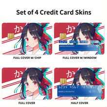 Load image into Gallery viewer, Kaguya Shinomiya Credit Card Skins (4-in-1 Pack)
