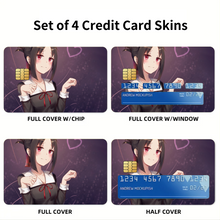 Load image into Gallery viewer, Kaguya Shinomiya Credit Card Skins (4-in-1 Pack)
