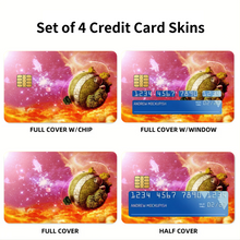 Load image into Gallery viewer, Kaio&#39;s planet Credit Card Skins (4-in-1 Pack)
