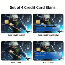 Load image into Gallery viewer, Kakashi Hatake  Credit Card Skins (4-in-1 Pack)
