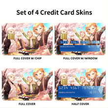 Load image into Gallery viewer, Kakegurui Itsuki Sumeragi, Kaede Manyuda  Credit Card Skins (4-in-1 Pack)
