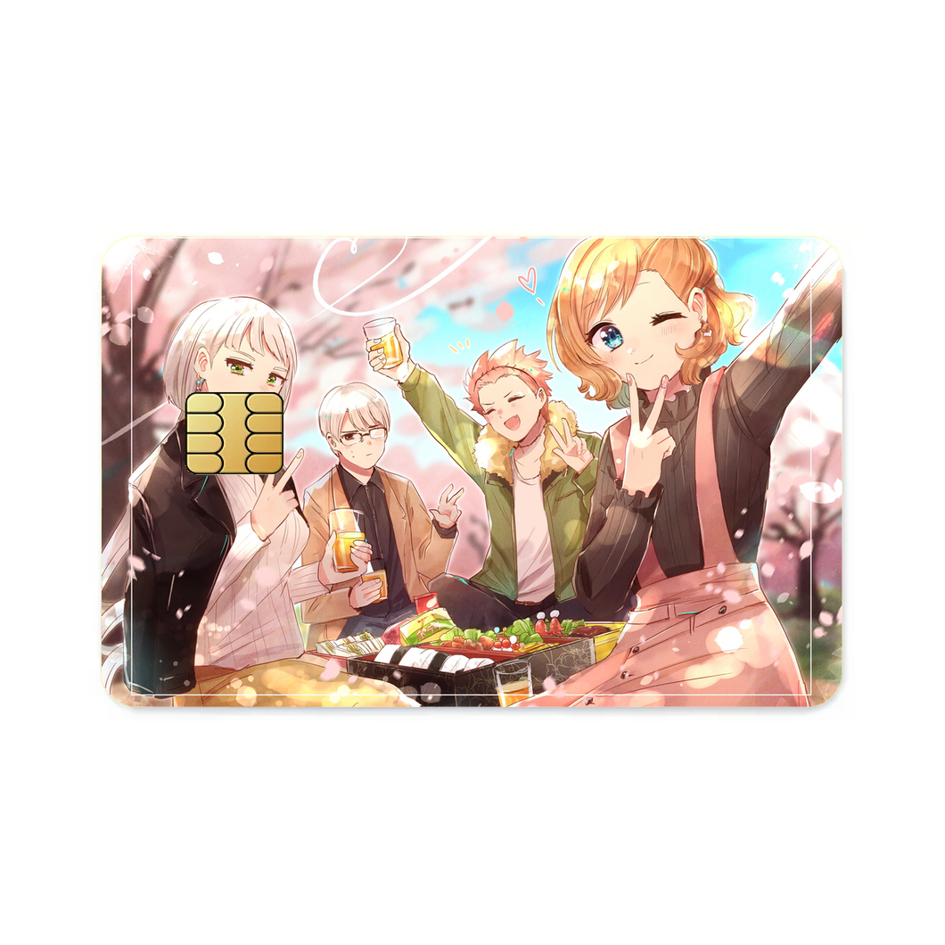 Kakegurui Itsuki Sumeragi, Kaede Manyuda  Credit Card Skins (4-in-1 Pack)