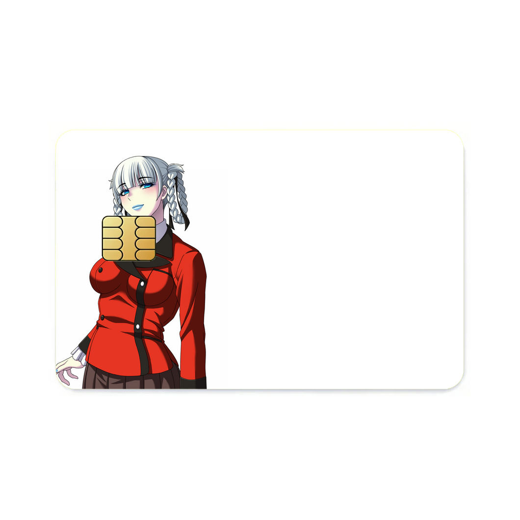 Kakegurui Kirari Momobami  Credit Card Skins (4-in-1 Pack)