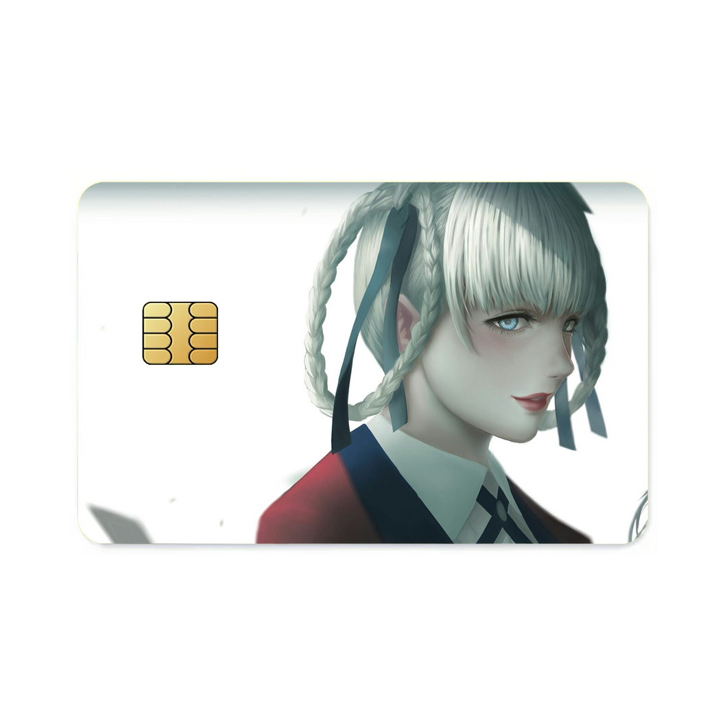 Kakegurui Kirari Momobami  Credit Card Skins (4-in-1 Pack)