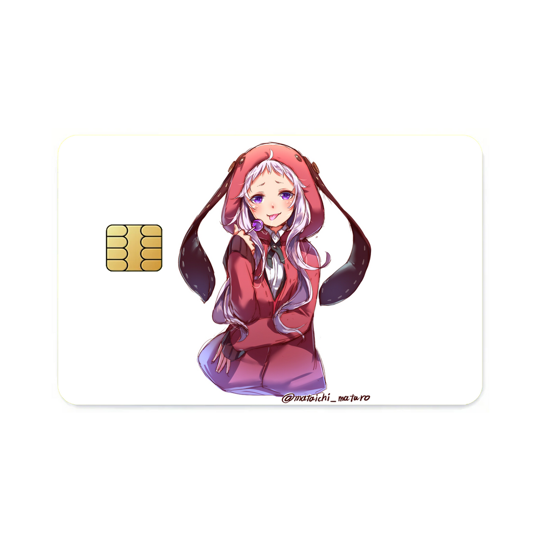 Kakegurui Runa Yomozuki  Credit Card Skins (4-in-1 Pack)