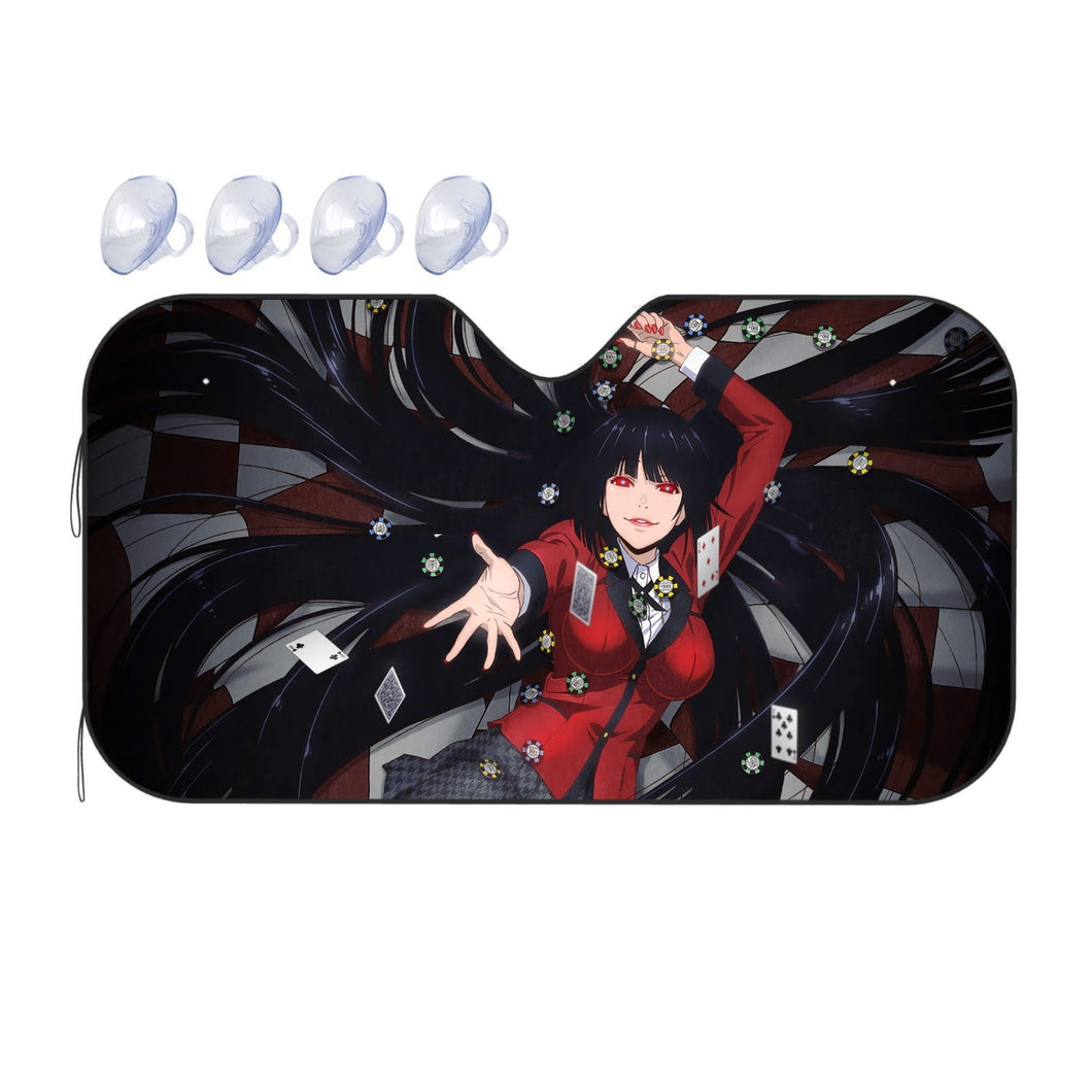 Kakegurui Yumeko Jabami  Car Sunshade