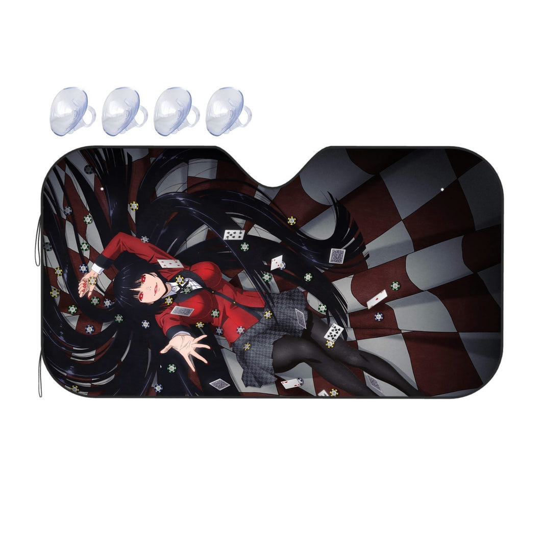 Kakegurui Yumeko Jabami  Car Sunshade