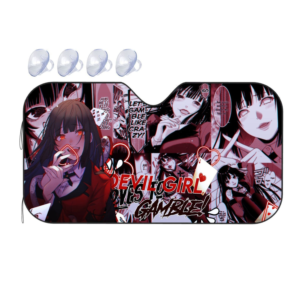Kakegurui Yumeko Jabami  Car Sunshade