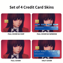 Load image into Gallery viewer, Kakegurui Yumeko Jabami  Credit Card Skins (4-in-1 Pack)
